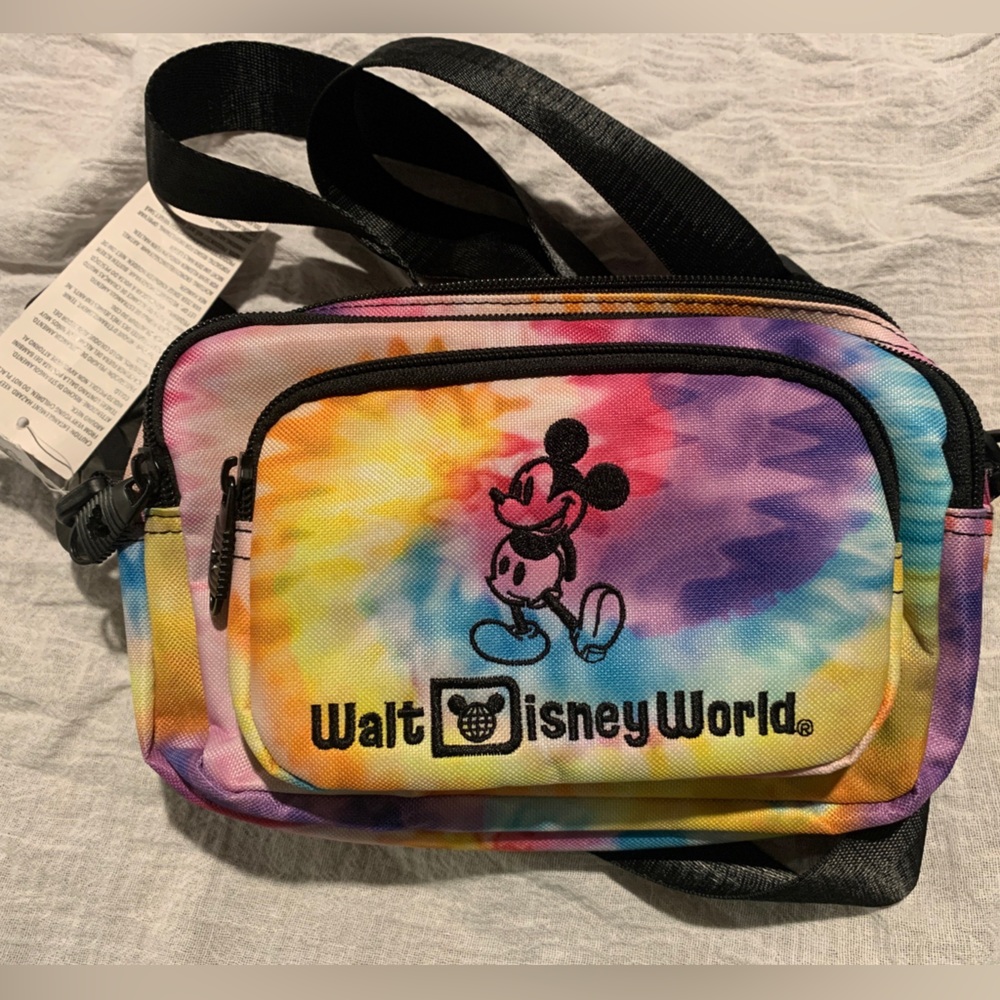 Walt Disney World Tie-Dye Fanny Pack/Shoulder Bag